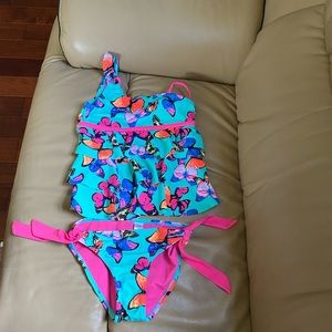 Lovely Tankini/butterfly swimsuit